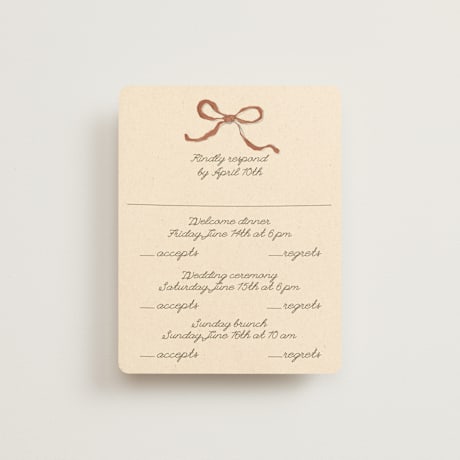 Multi-Event RSVP Cards