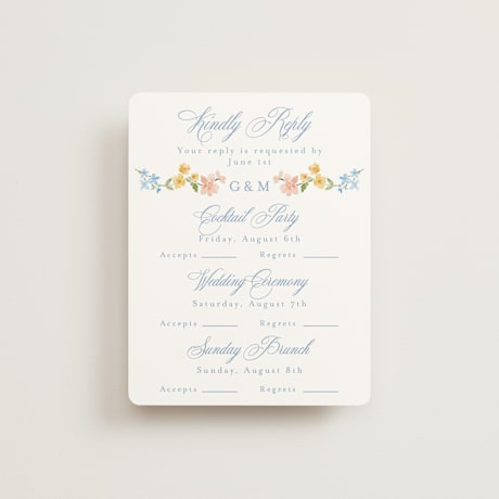 Multi-Event RSVP Cards