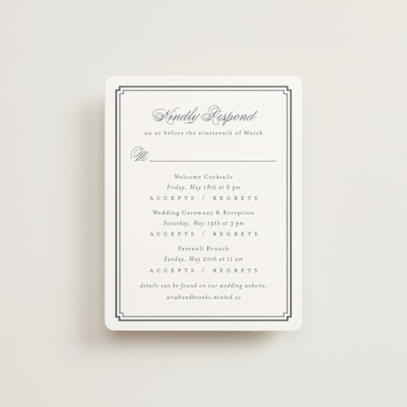 Multi-Event RSVP Cards