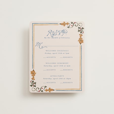 Multi-Event RSVP Cards