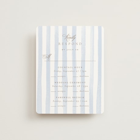 Multi-Event RSVP Cards