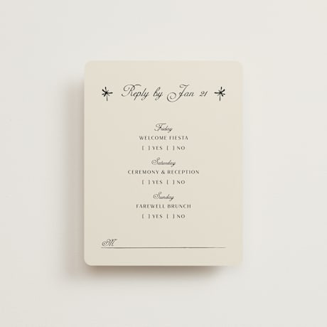 Multi-Event RSVP Cards