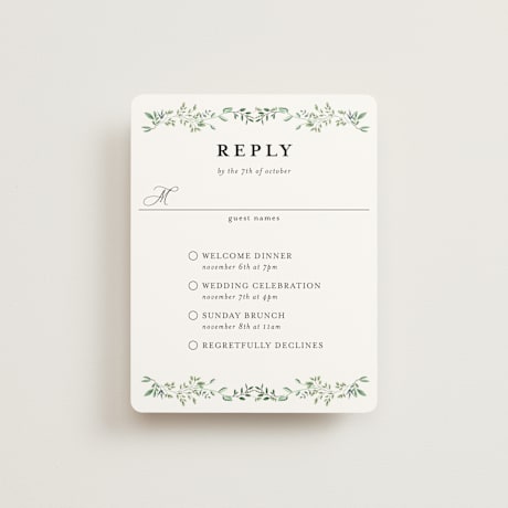 Multi-Event RSVP Cards