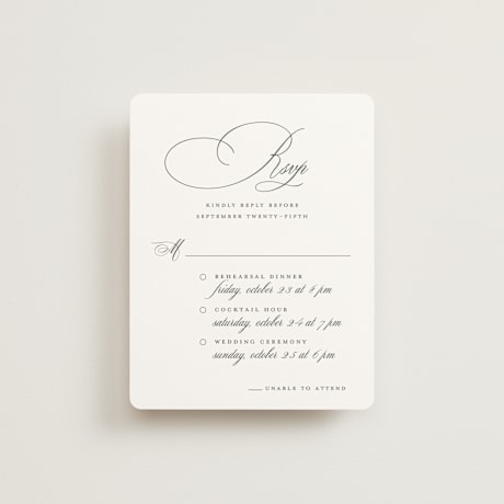 Multi-Event RSVP Cards