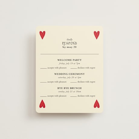 Multi-Event RSVP Cards