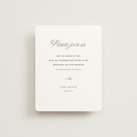 RSVP Online Enclosure Cards