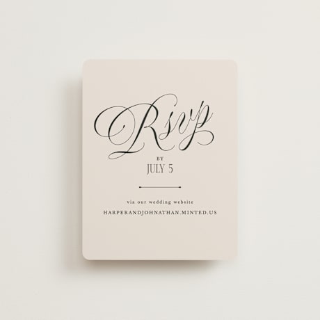 RSVP Online Enclosure Cards
