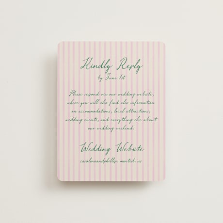 RSVP Online Enclosure Cards