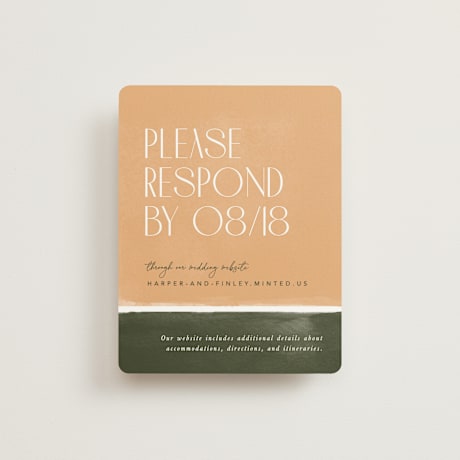 RSVP Online Enclosure Cards