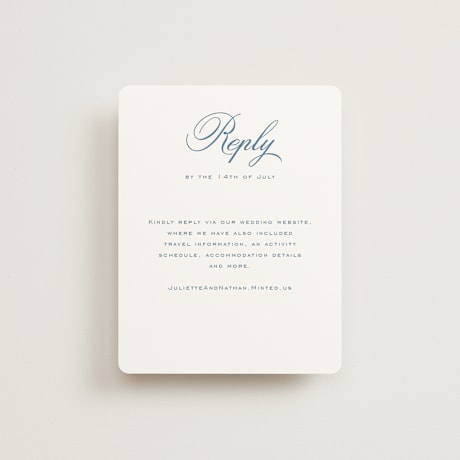 RSVP Online Enclosure Cards