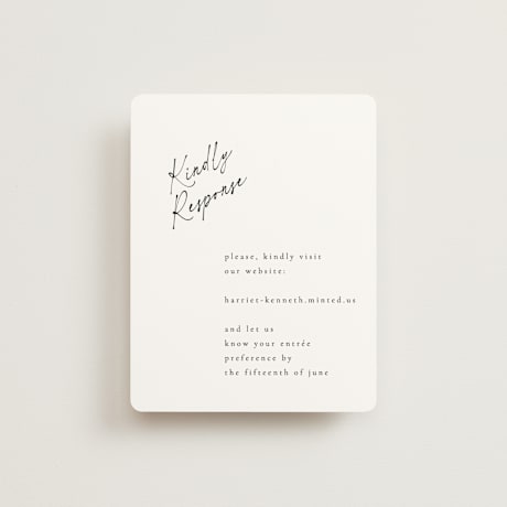 RSVP Online Enclosure Cards