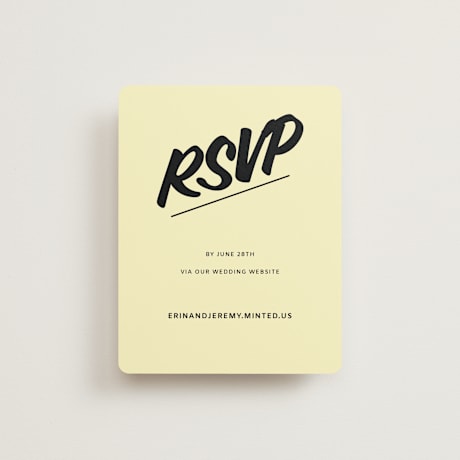RSVP Online Enclosure Cards
