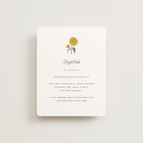 RSVP Online Enclosure Cards