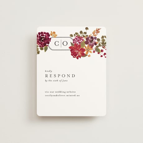 RSVP Online Enclosure Cards