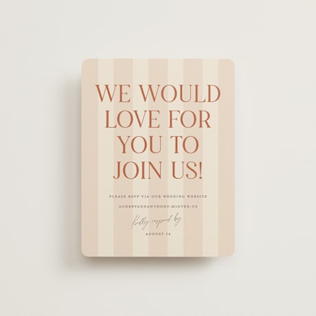 RSVP Online Enclosure Cards