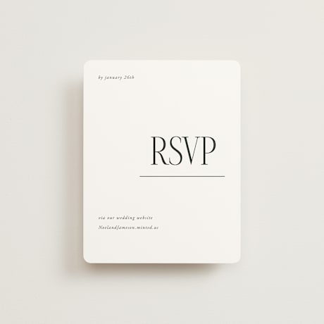 RSVP Online Enclosure Cards
