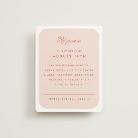 RSVP Online Enclosure Cards
