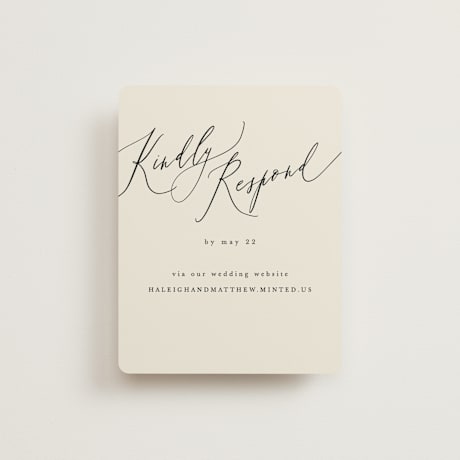 RSVP Online Enclosure Cards