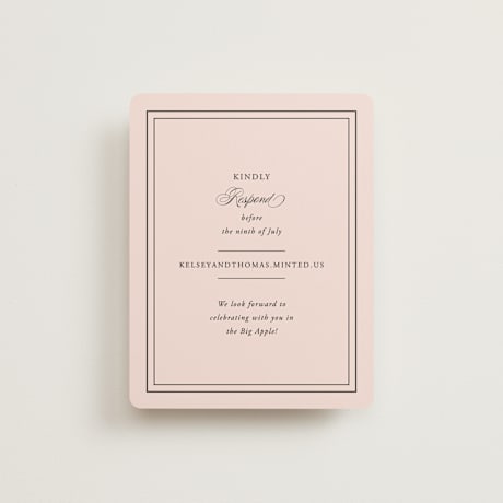 RSVP Online Enclosure Cards