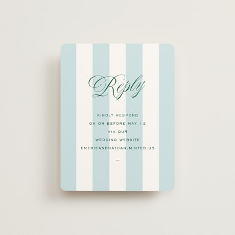 RSVP Online Enclosure Cards