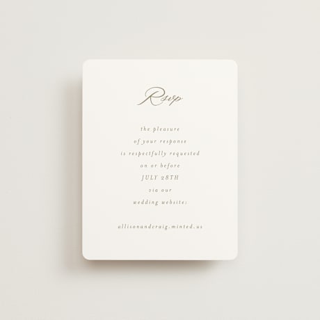 RSVP Online Enclosure Cards