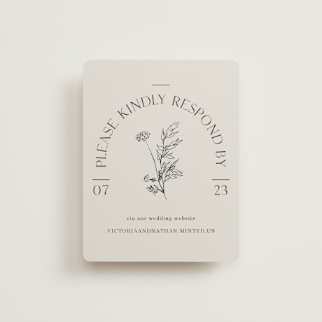 RSVP Online Enclosure Cards