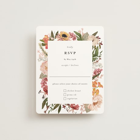 Foil-Pressed RSVP Cards