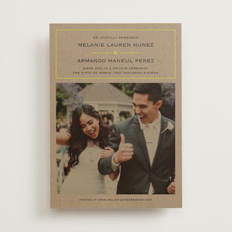 Wedding Announcements