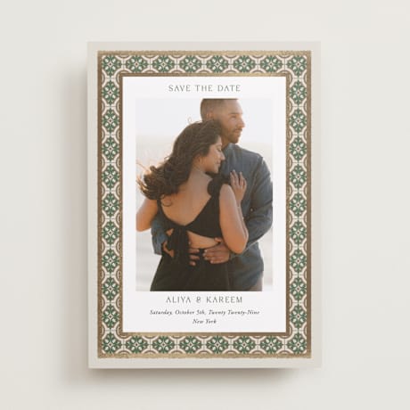 Foil-Pressed Save the Date Cards