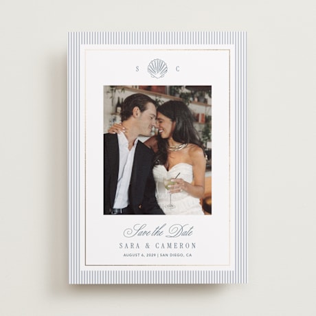 Foil-Pressed Save the Date Cards