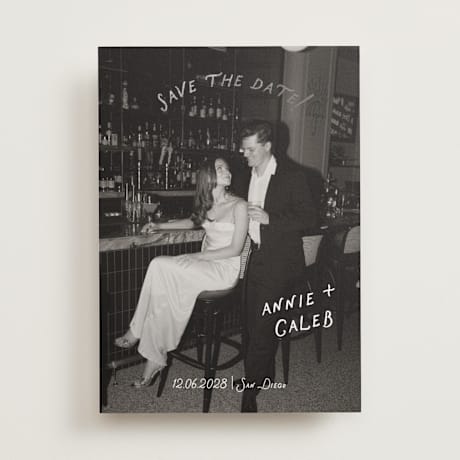 Foil-Pressed Save the Date Cards