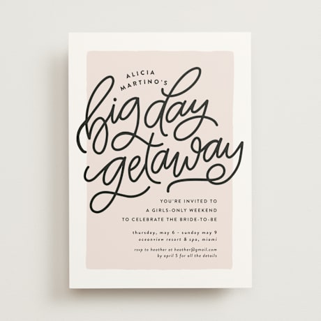 Bachelorette Party Invitations