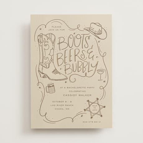 Bachelorette Party Invitations