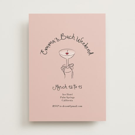 Bachelorette Party Invitations