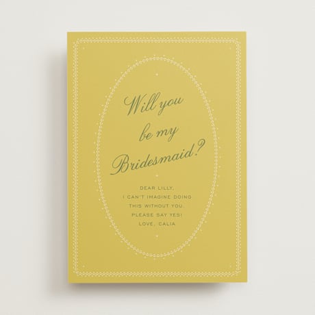 Bridesmaid Cards
