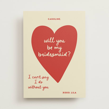 Bridesmaid Cards