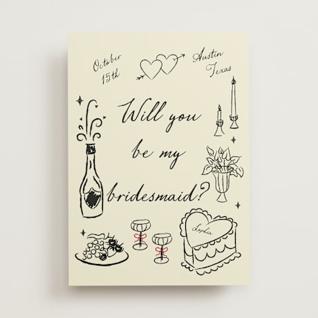 Bridesmaid Cards