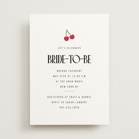 Bridal Shower Invitations
