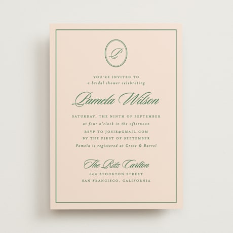 Bridal Shower Invitations