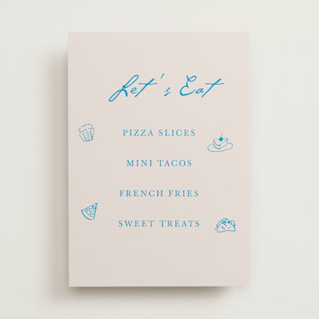 Graduation Menu Signs