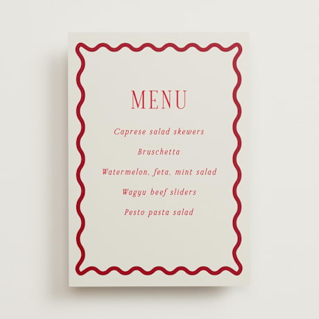 Graduation Menu Signs