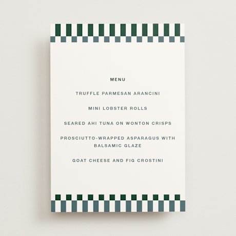 Graduation Menu Signs