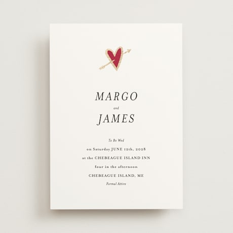 Foil-Pressed Wedding Invitations