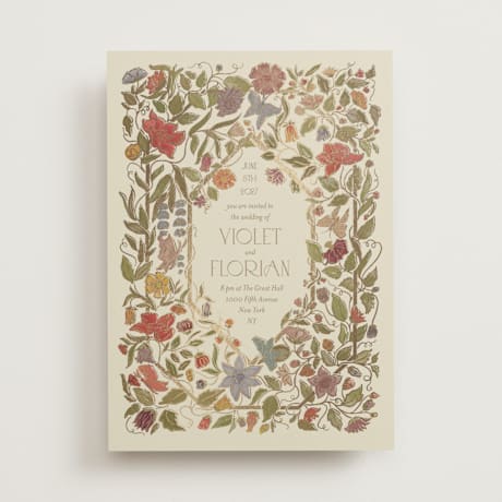 Foil-Pressed Wedding Invitations