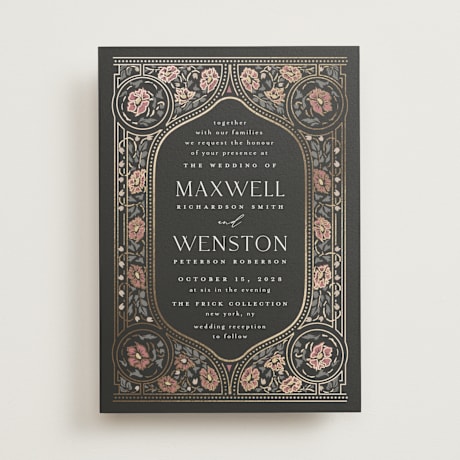 Foil-Pressed Wedding Invitations