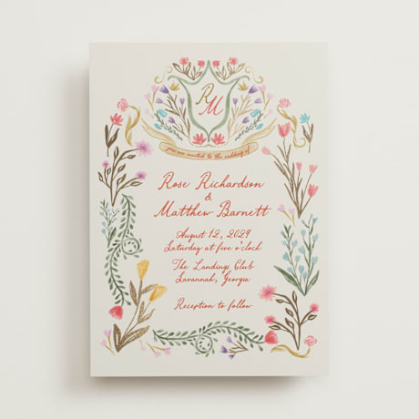 Foil-Pressed Wedding Invitations