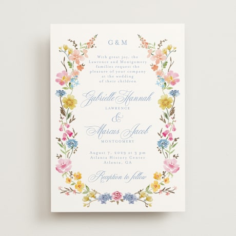 Foil-Pressed Wedding Invitations