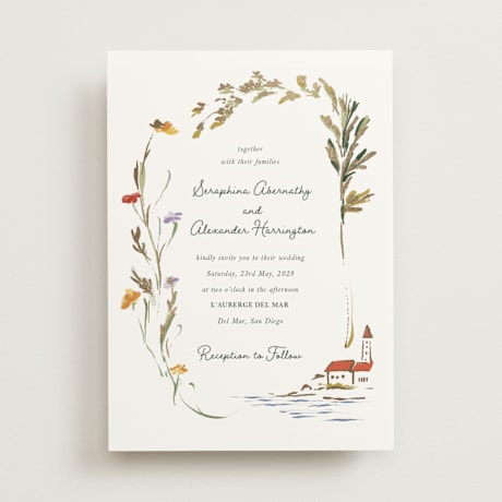 Foil-Pressed Wedding Invitations