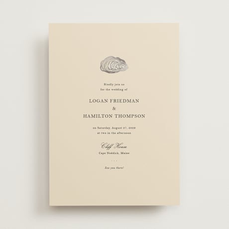 Foil-Pressed Wedding Invitations