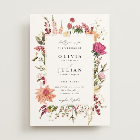 Foil-Pressed Wedding Invitations